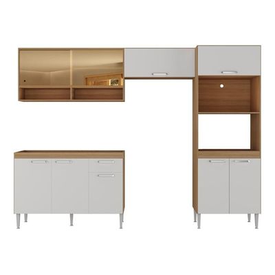 Armário Compacto c/ Gabinete Pia Paris Rustic-branco