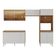 Armário Compacto c/ Gabinete Pia Paris Rustic-branco