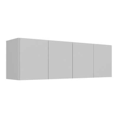 Armário De Cozinha Aéreo 4 Portas Multimóveis Mp2156 Branco