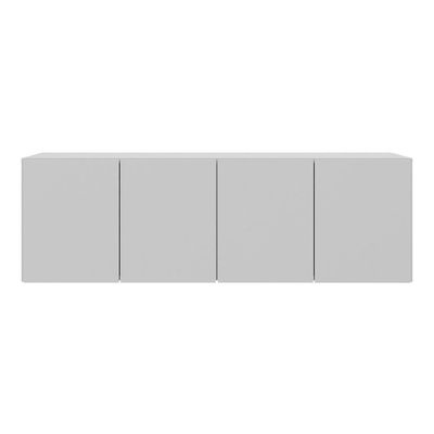 Armário De Cozinha Aéreo 4 Portas Multimóveis Mp2156 Branco