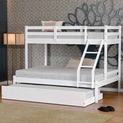 Treliche Casal/solteiro Slim Madeira Maciça Branco Housin