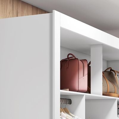 Closet Modulado 6 Gavetas Branco Amoudi Móveis Branco