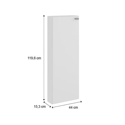 Armário Lavanderia Utilitário 1 Porta Branco Carraro