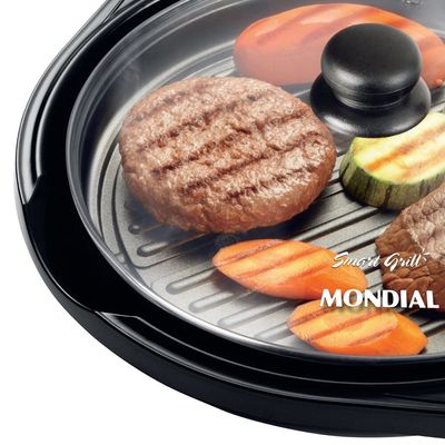 Grill Redondo Smart Grill G04 1200W Mondial Preto / 110V