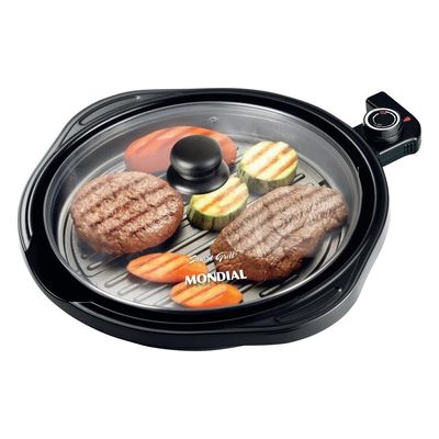 Grill Redondo Smart Grill G04 1200W Mondial Preto / 110V