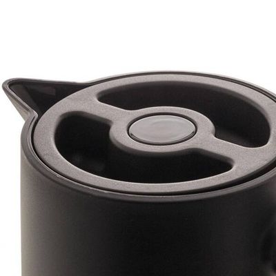 Garrafa Térmica Wolff Com Cabo Madeira Nórdica 1L Preto