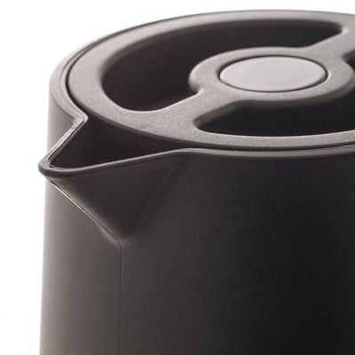 Garrafa Térmica Wolff Com Cabo Madeira Nórdica 1L Preto