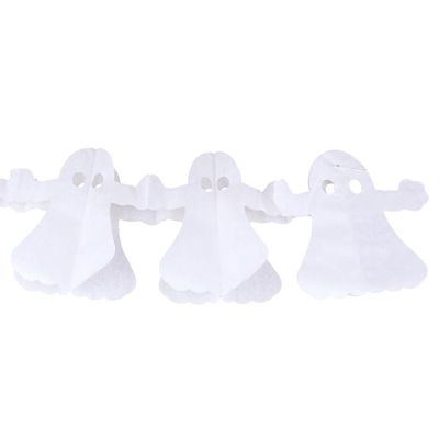Corrente de Papel 3m Fantasma Halloween Play&Fun