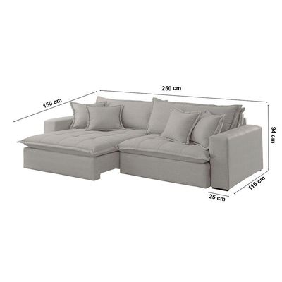 Sofá Zen Veludo 02 Módulos 100 Cm B25 Meu Sofá Online B026 Veludo Prata