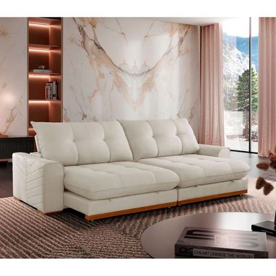 Sofá Argo Linho 02 Módulos 80 Cm B25cm Meu Sofá Online A302 Linho Branco