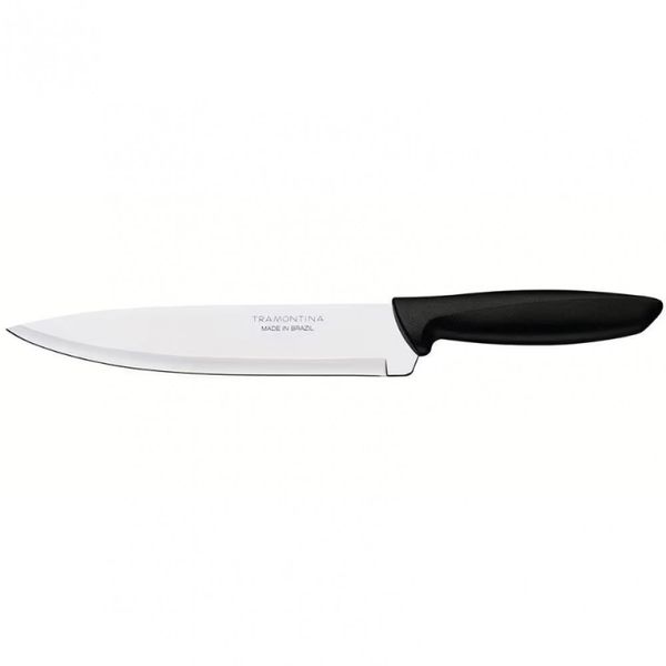 Faca para Carne Tramontina Chef 8 Polegadas Plenus Inox Preto com Inox