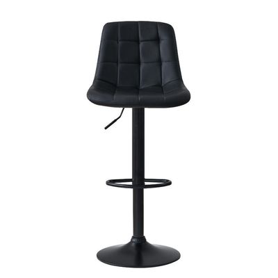 Banqueta Alta Elegance  Com Base Giratória E  - Preto