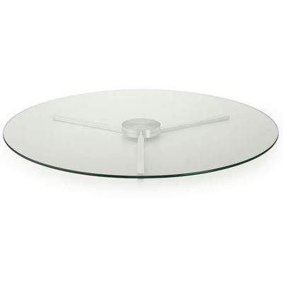 Centro de Mesa Giratório Forma F.Collection em Vidro Transparente - 60 cm Transparente