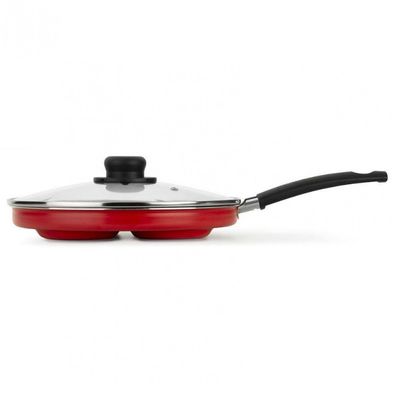 Frigideira Para Ovos Multiflon Gourmet Com Revestimento Antiaderente Ultra 7 26 cm Vermelho