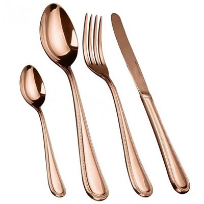 Faqueiro 24 Peças Fracalanza Pearl em Aço Inox Cobre
