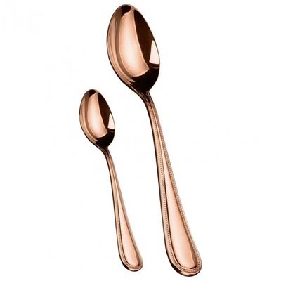 Faqueiro 24 Peças Fracalanza Pearl em Aço Inox Cobre