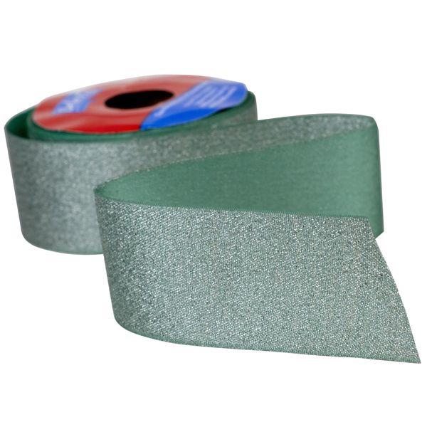 Fita de Cetim com Lurex 38mm 10m Verde Tifany