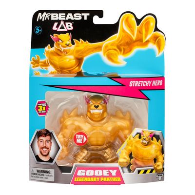 Boneco Colecionável Elástico Goo Jit Zu MrBeast Lab - Pantera Lendária