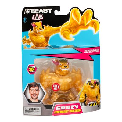 Boneco Colecionável Elástico Goo Jit Zu MrBeast Lab - Pantera Lendária