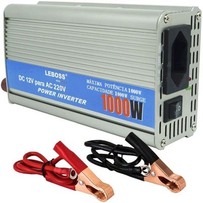 Inversor Conversor 12v Para 220v Potência 1000W Veicular Transformador Tensão