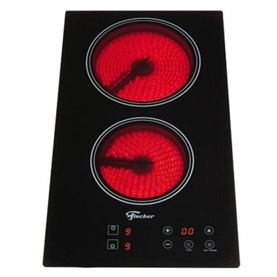 Fogão Cooktop Fischer 2 Bocas Elétrico Mesa Vitrocerâmica Touch 220v 30004-73474 220V