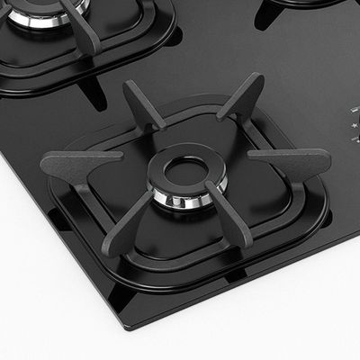 Fogão Cooktop Ultra Chama - 05 Bocas - Mueller Preto Bivolt