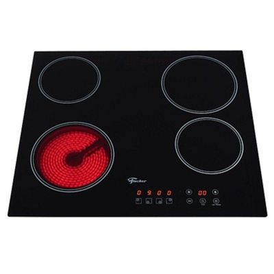 Fogão Cooktop Fischer 4 Queimadores Elétrico Mesa Vitrocerâmica 30006-73476 220v 220V