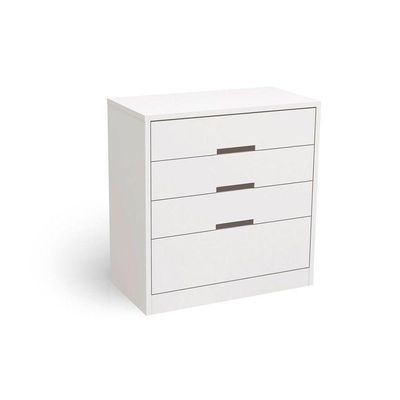 Cômoda S824 Com 4 Gavetas Em Mdp Kappesberg Branco