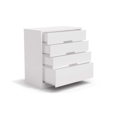Cômoda S824 Com 4 Gavetas Em Mdp Kappesberg Branco