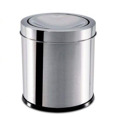 Lixeira Inox Tampa Basculante 3,2 L Brinox ø 15,5 X 17 Cm