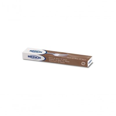 Jogo De 12 Colheres De Mesa Em Aço Inoxidável Turim Brinox. Fácil De Limpar, Guardar Inox