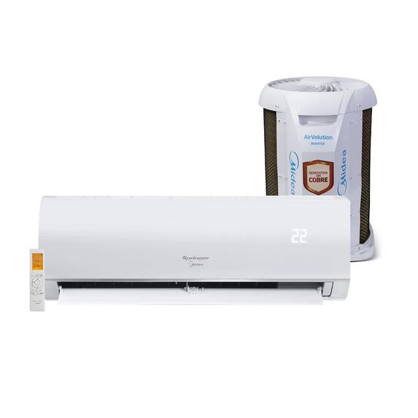 Ar Condicionado Split Hi Wall Springer Midea AirVolution 9000 BTU/h Frio 42AFFCI09S5 - 220 Volts 220 Volts