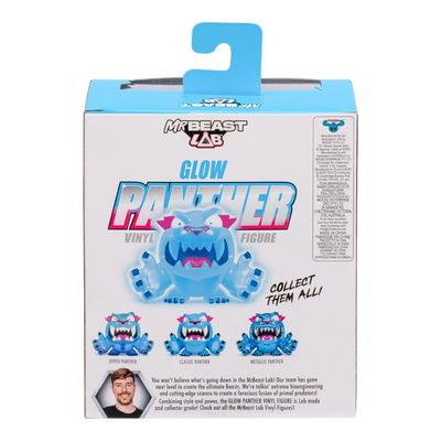 Boneco de Vinil Colecionável 9cm MrBeast Lab - Pantera Glow