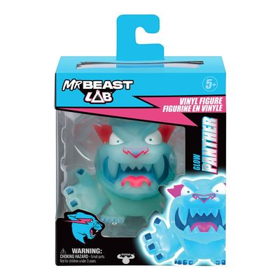 Boneco de Vinil Colecionável 9cm MrBeast Lab - Pantera Glow