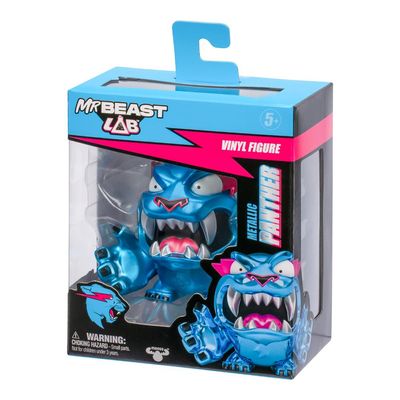Boneco de Vinil Colecionável 9cm MrBeast Lab - Pantera Metálica