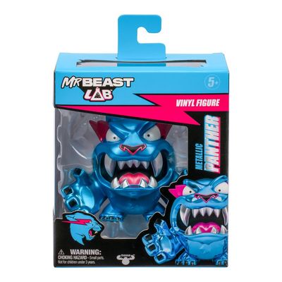 Boneco de Vinil Colecionável 9cm MrBeast Lab - Pantera Metálica