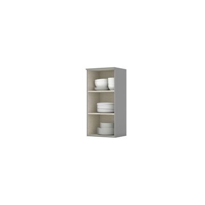 Armário Aéreo De Cozinha 40 Cm Amy Casa 812 Cinza