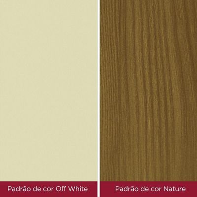 Mesa De Jantar Com Tampo Mdf 160 Cm Vértice Henn Off White