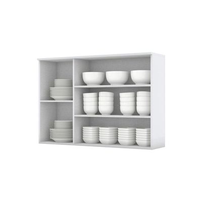 Armário Aéreo 03 Portas 120 Cm Amy Branco Hp Casa 812 Branco Hp