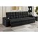 Sofá Confort Premium 2,30m Assento Retrátil/reclinável Porta Copos E Usb Suede Preto - Xflex Sofas
