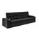 Sofá Confort Premium 2,30m Assento Retrátil/reclinável Porta Copos E Usb Suede Preto - Xflex Sofas