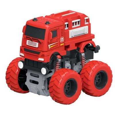 Carro De Bombeiro Maluco Com Fricção - Dm Toys