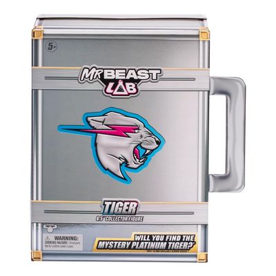 Boneco Colecionável 16cm MrBeast Lab - Tigre
