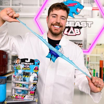 Boneco Colecionável Elástico Goo Jit Zu MrBeast Lab - Pantera Hiper Carregada
