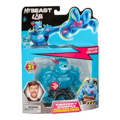 Boneco Colecionável Elástico Goo Jit Zu MrBeast Lab - Pantera Hiper Carregada