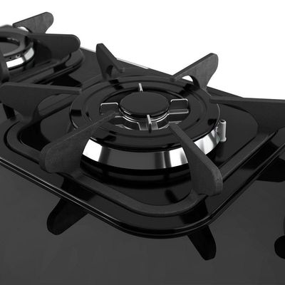 Fogão Cooktop Tripla Chama - 05 Bocas - Mueller Preto Bivolt