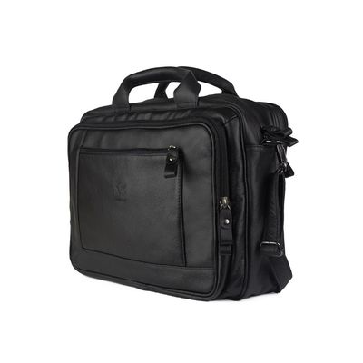 Pasta Executiva Couro Expopelly Notebook 048 Preta