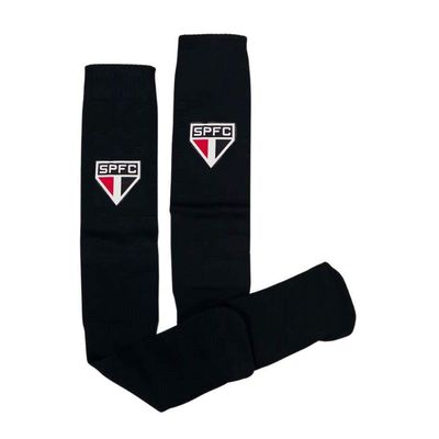 Meião Infantil São Paulo Preto Campo Oficial G