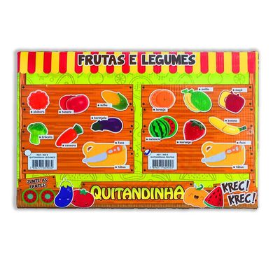 Kit Fruta E Legumes Quitandinha Com 8 Itens 900-5 - Braskit
