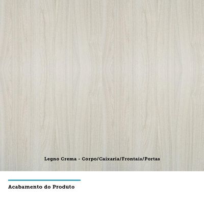 Nicho Microondas Luciane 60 Cm Lis Legno Crema
